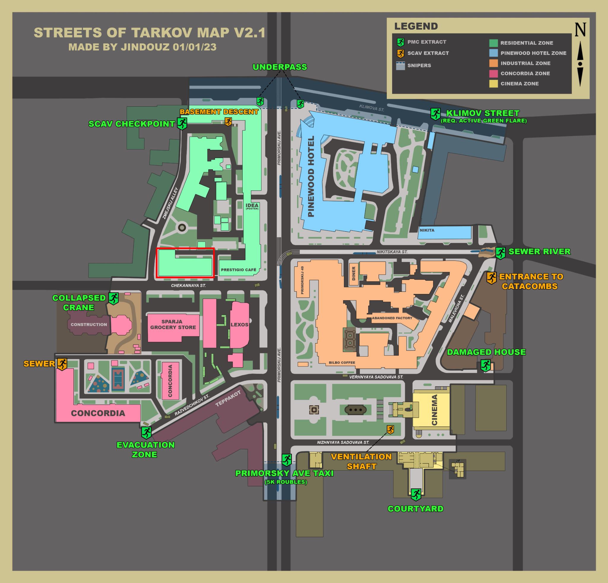 Prapor Glory To CPSU Part 1 Escape From Tarkov Wiki   Glory To CPSU Inroom Map 